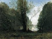 Jean Baptiste Camille  Corot Solitude Recollection of Vigen Limousin china oil painting artist